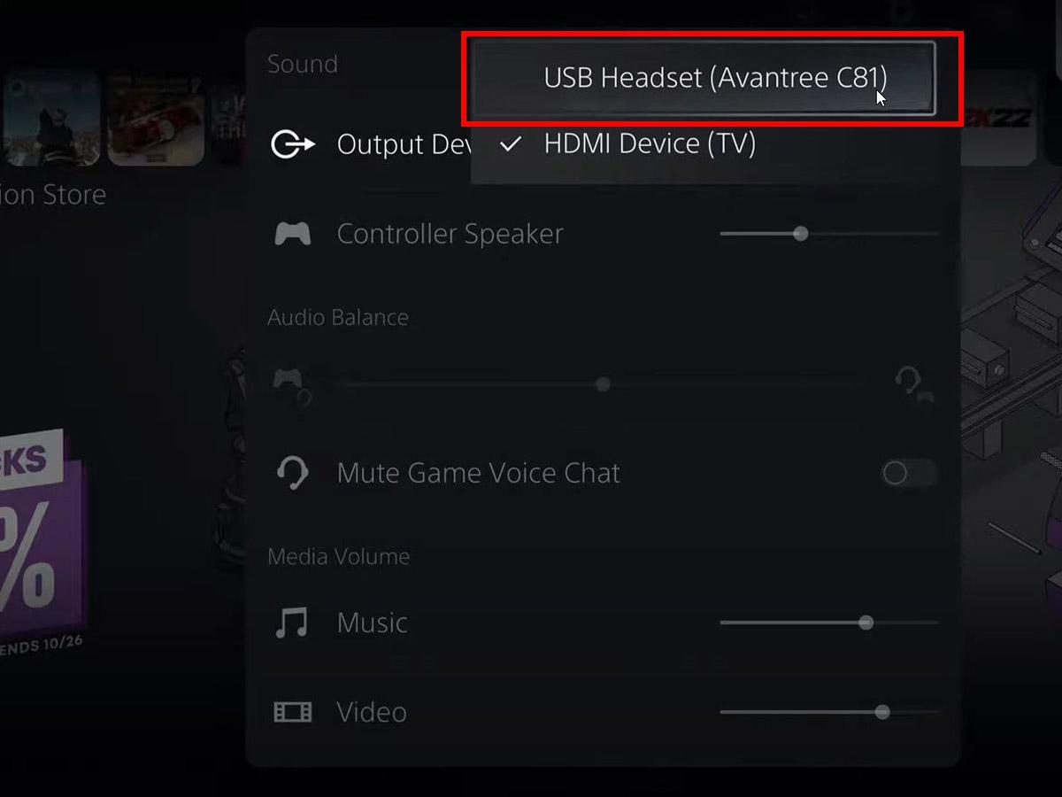 Selecting Output device (From: Youtube/Semi-Comprehensive Guide)