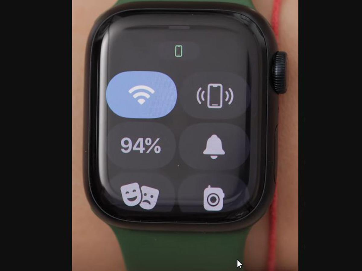 Apple Watch Control Center (From: Youtube/LoveWhatYouDo)