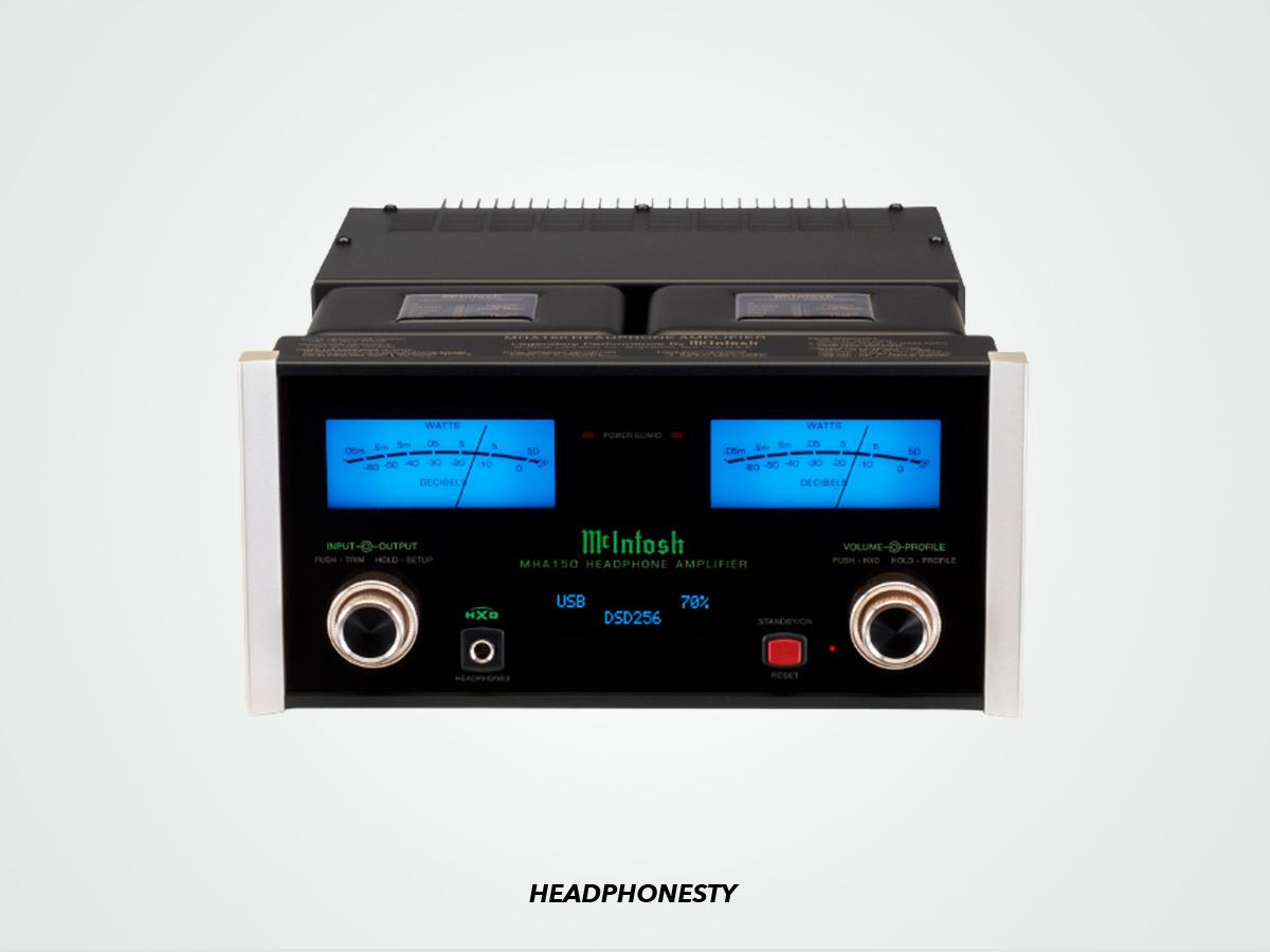 Close look at the McIntosh MHA150 (From: Amazon)