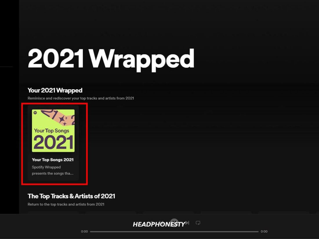 Your Spotify Wrapped 2021: Top Tracks & Artists