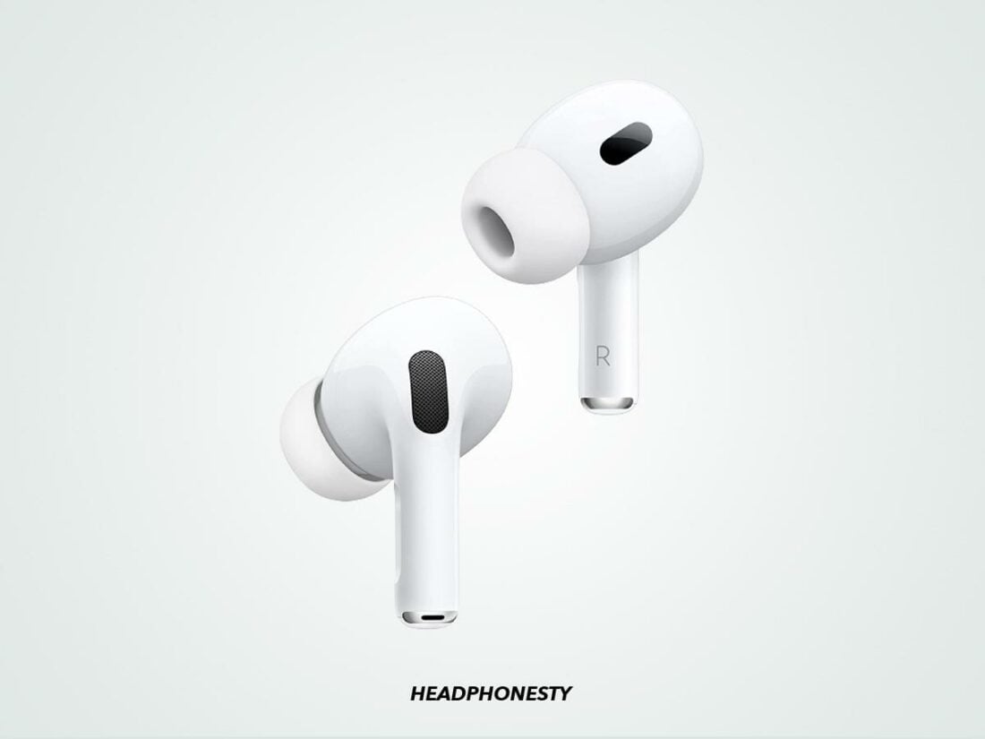 Close look at the AirPods Pro (From: Amazon)