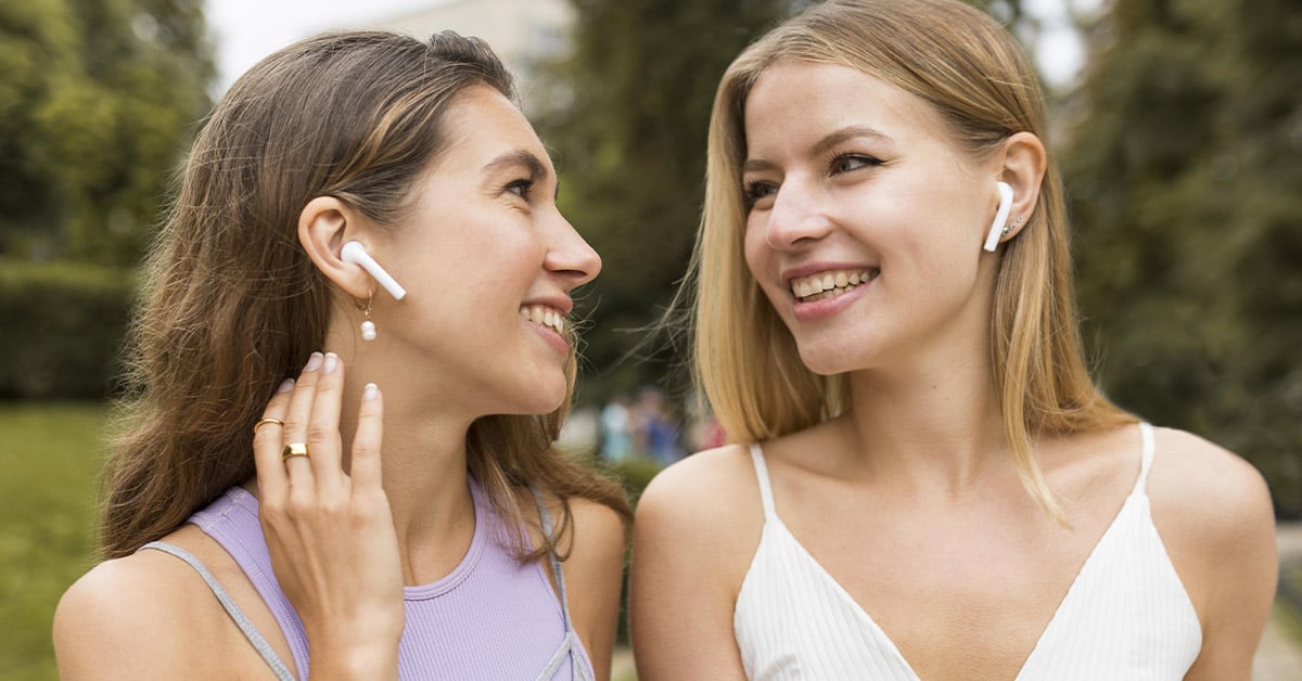 Friends Sharing Audio on AirPods