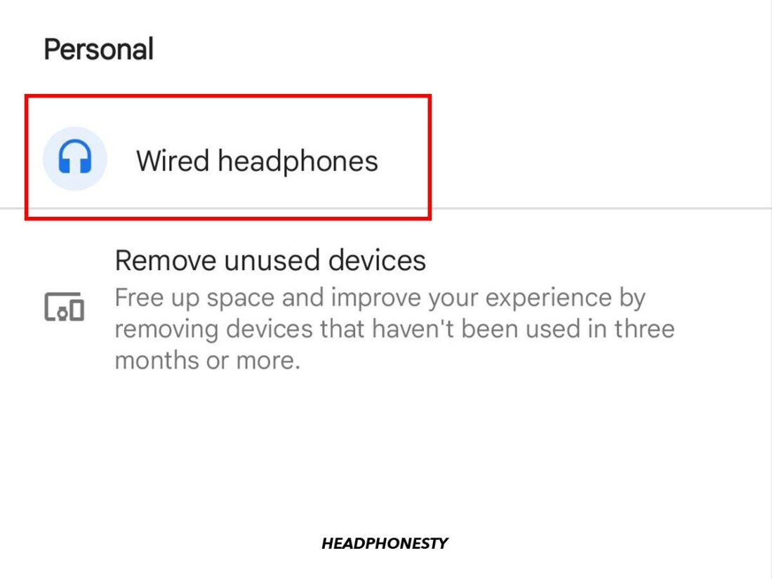 Tapping on Wired headphones