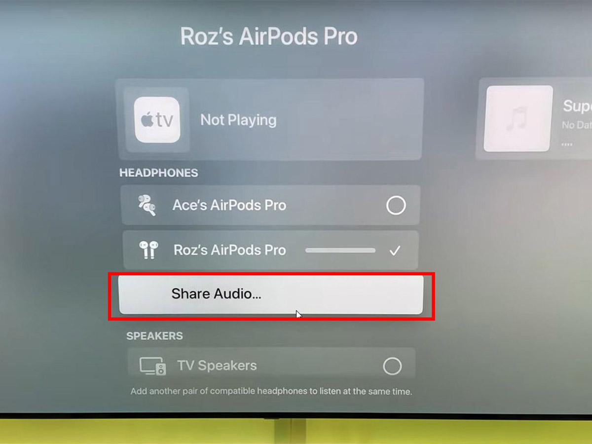 Sharing audio on Apple TV (Youtube/MA Tech)