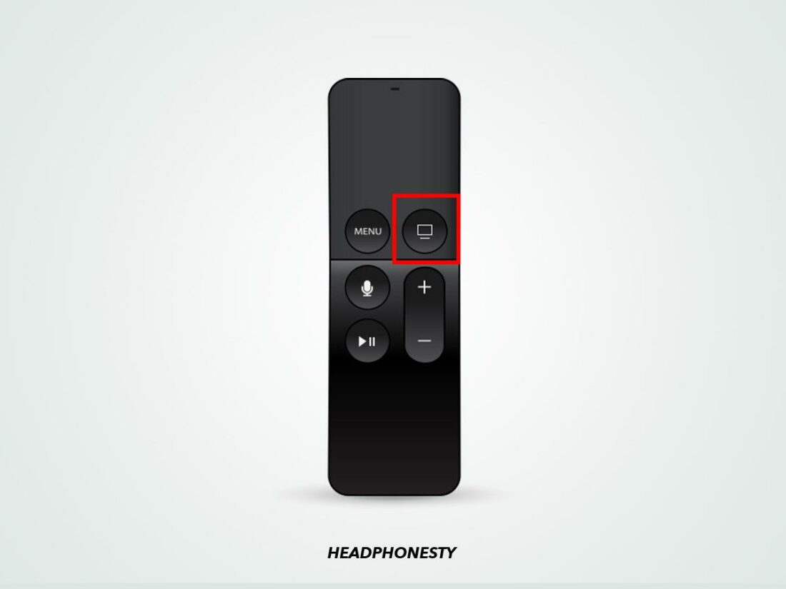 TV button for Apple TV remote control