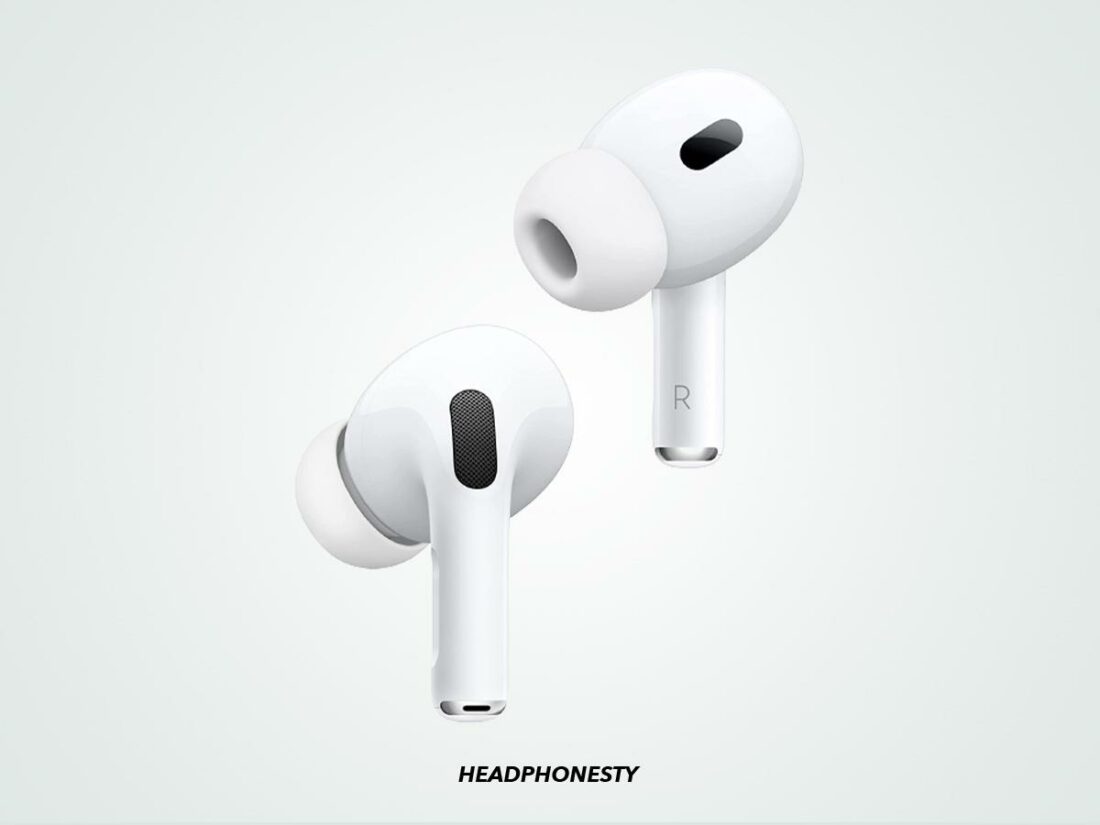 Close look at the AirPods Pro 2 (From: Amazon)