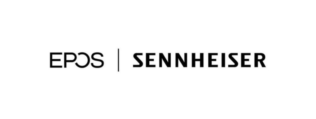The Epos | Sennheiser brand logo. (From: https://www.sccnewsbyte.co.uk/product/epos-sennheiser-adapt-headset-solutions/attachment/epos-sennheiser-logo/)