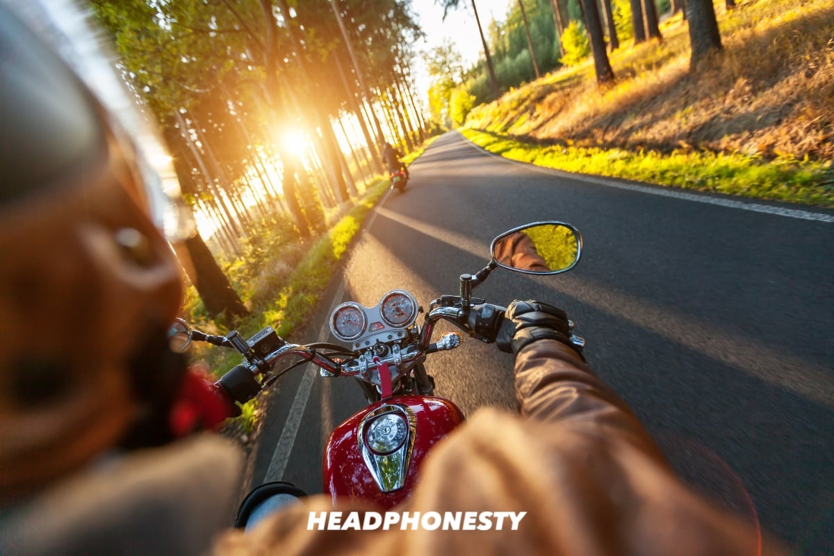 Complete your long motorcycle rides with handy earbuds