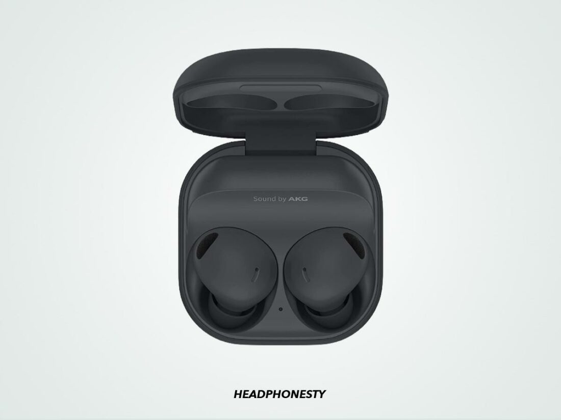 Close look at the Galaxy Buds 2 Pro (From: Amazon)