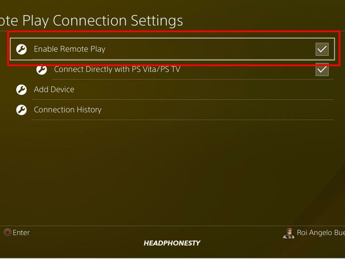 Enabling Remote Play on PS4