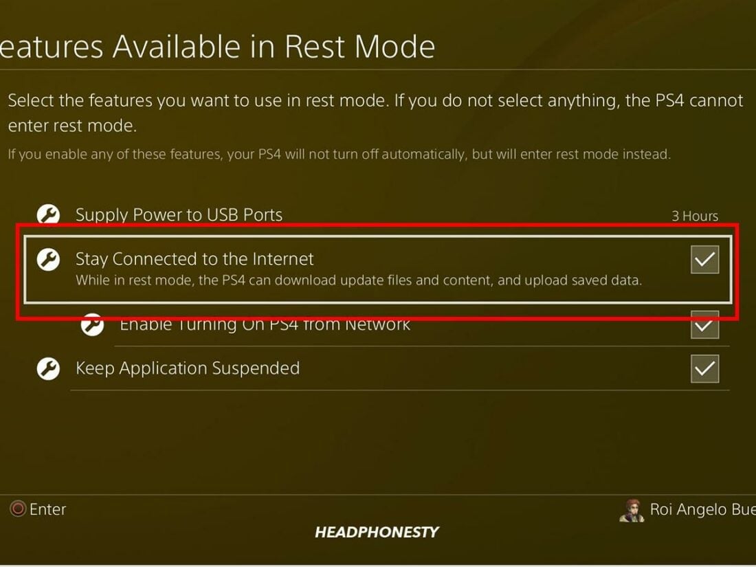 Setting up internet connection for PS4