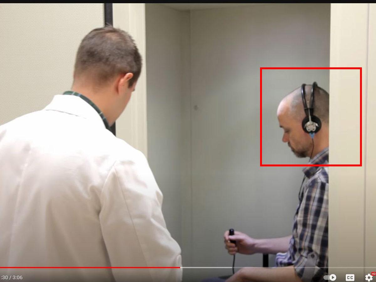 Wear headphones and sit in a soundproof booth. (From: Youtube/Intrinsic Analytics)