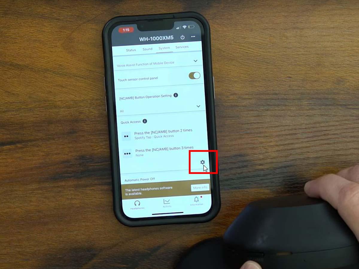 Quick Access option on app (From: Yotube/Audio Advice) 