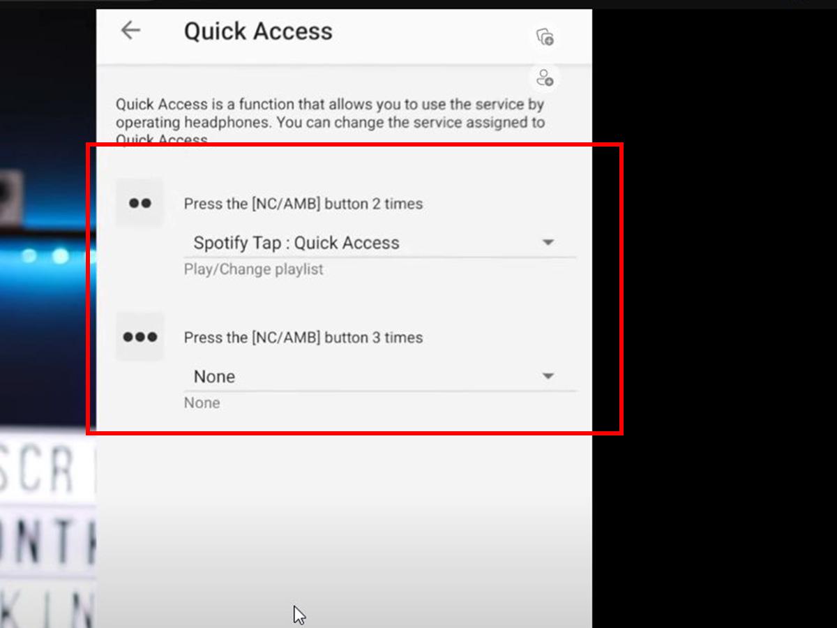 Options on how to access Spotify Tap (From: Yotube/Audio Advice)