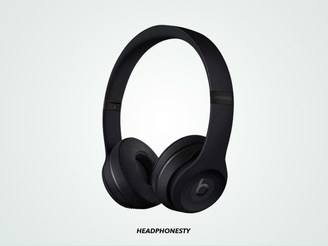 Close look at the Beats Solo3 Wireless On-Ear Headphones (From: Amazon)