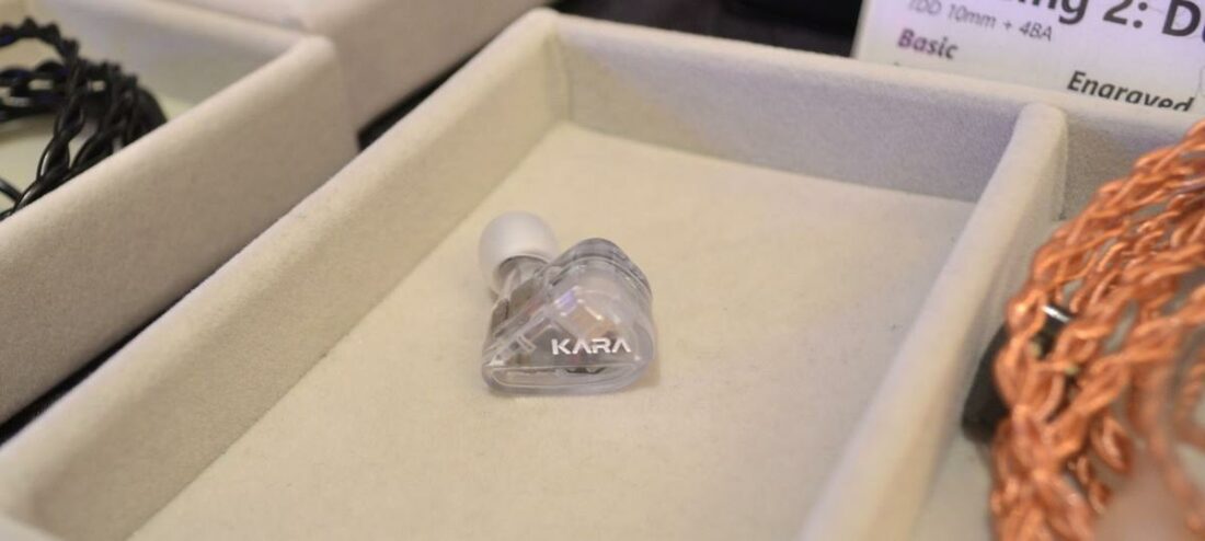 The Kara have a transparent shell where one can visualize the drivers in all their glory.