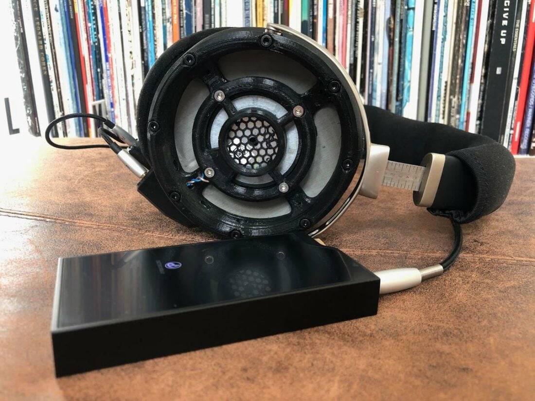 A pair of DIY headphones are a good match for the offbeat SG-1.