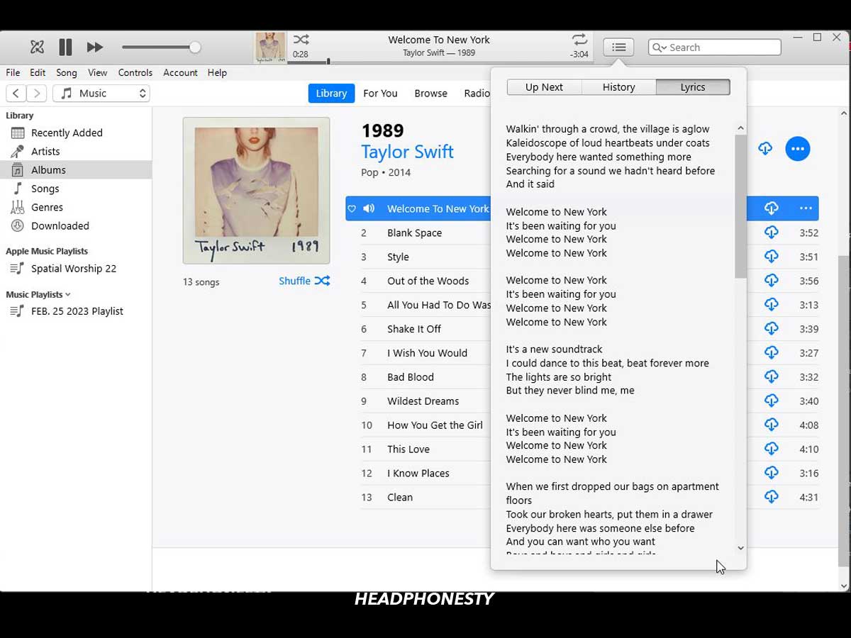 Apple Music Lyrics Desktop
