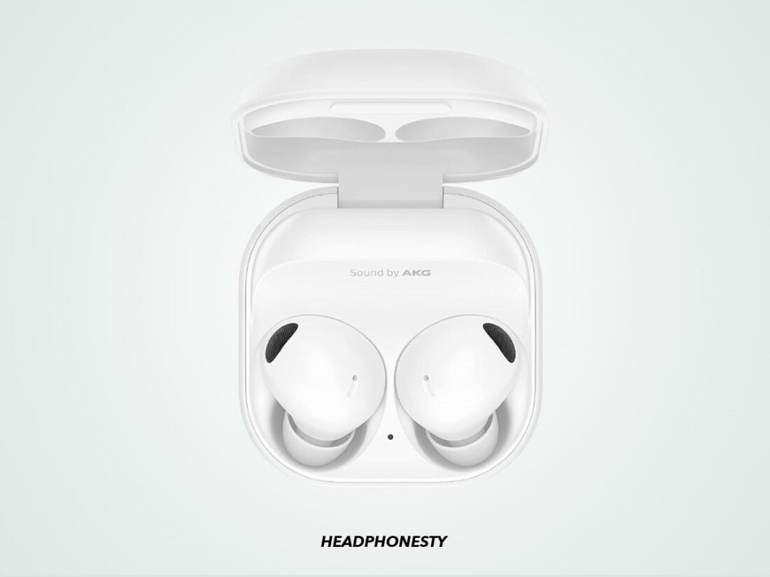 Close look at the Samsung Galaxy Buds2 Pro (From: Amazon).