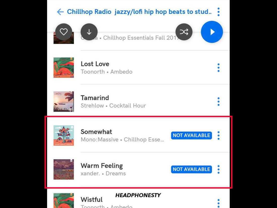 Songs on Qobuz can suddenly become unavailable.