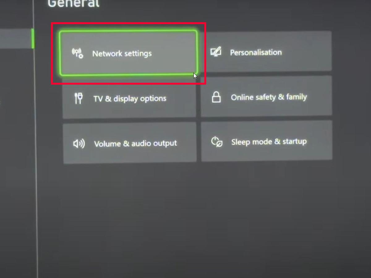 Choose Network settings. (From: YouTube/Traylace)