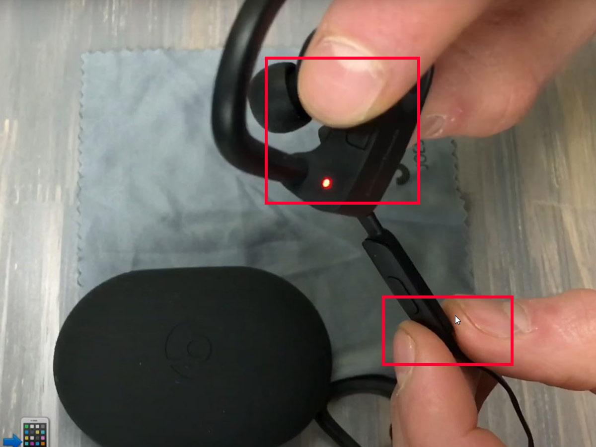 Hold the power and volume-down buttons down for about ten seconds until the LED indicator flashes. (From: YouTube/Joe's Gaming & Electronics)