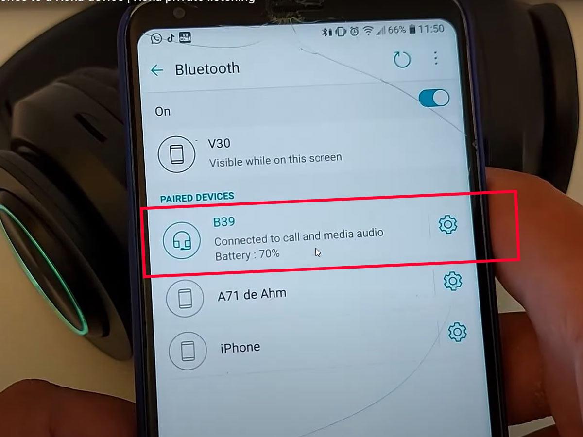 Connect your Bluetooth headphones and phone/tab. (From: Youtube/Amzeeel)