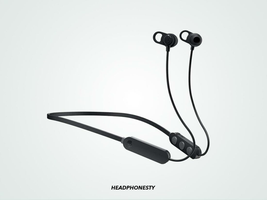 A closer look at the Skullcandy Jib Wireless Earbuds. (From: Amazon)