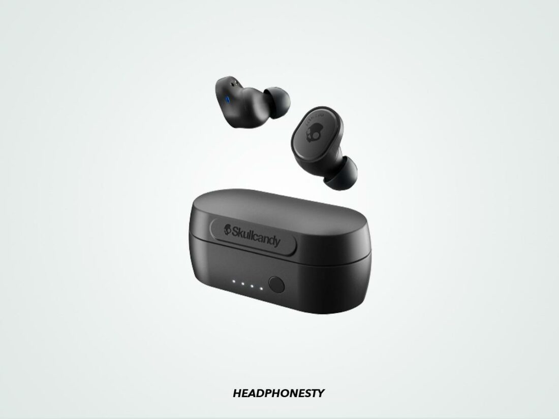 A closer look at the Skullcandy Sesh Evo Earbuds. (From: Amazon)