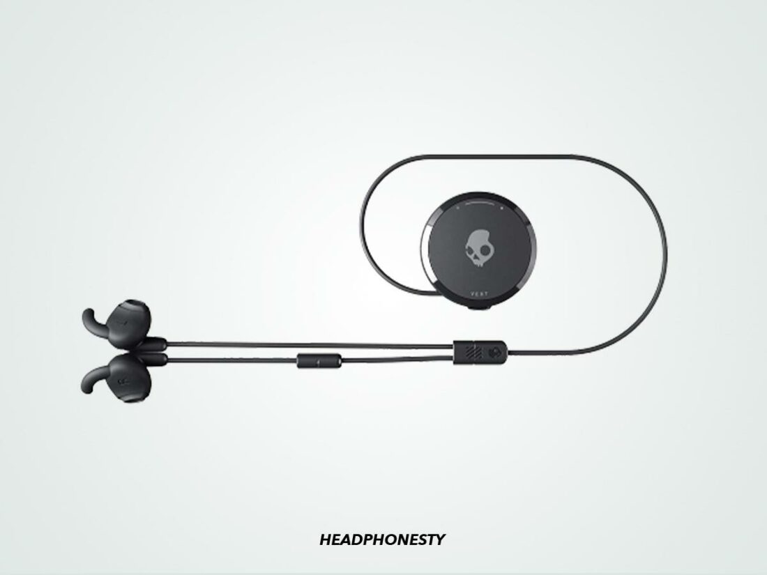 A closer look at the Skullcandy Vert Earbuds. (From: Amazon)