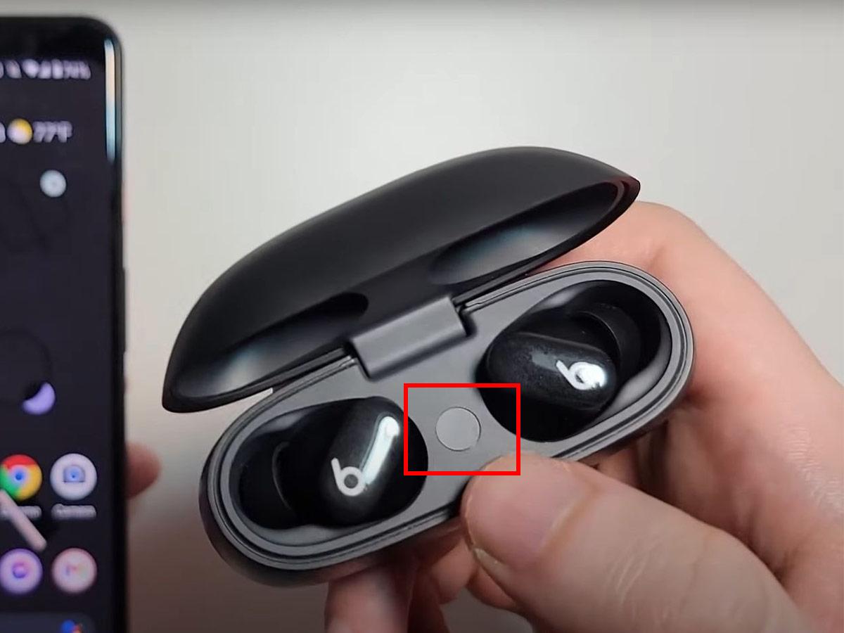 Press and hold the system button. (From: Youtube/Tech Tips)