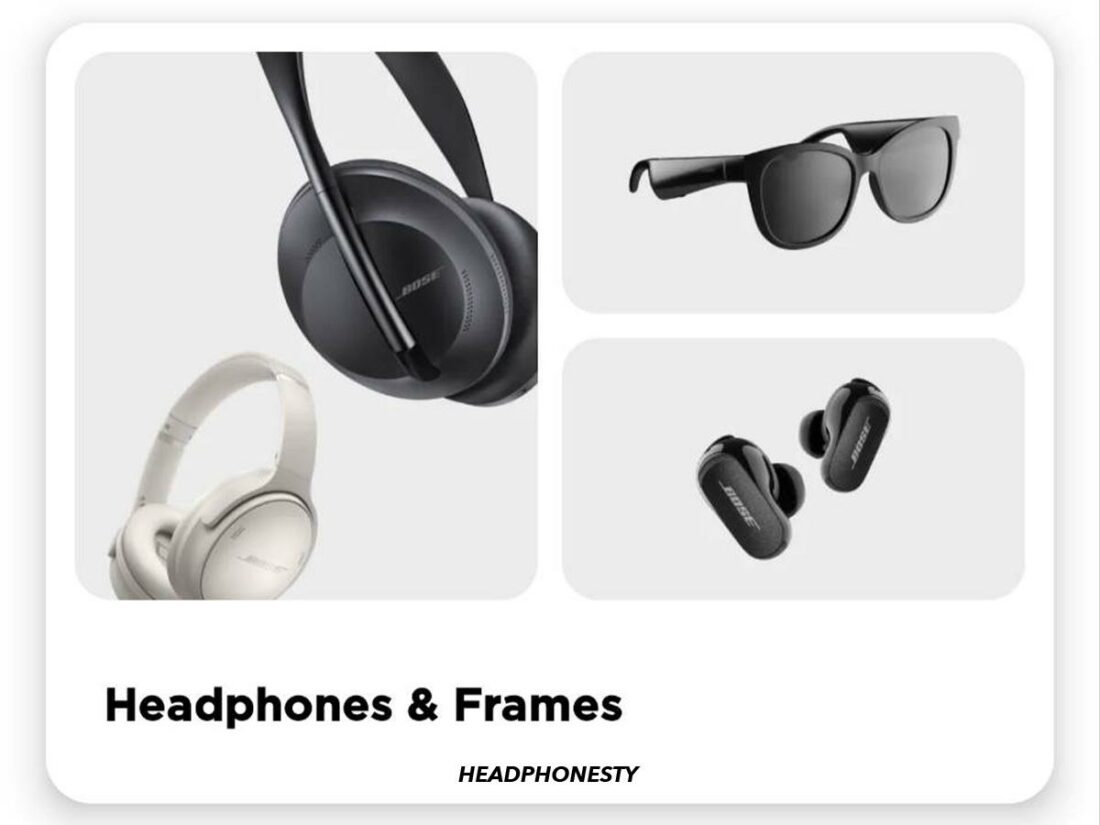 Select Headphones & Frames