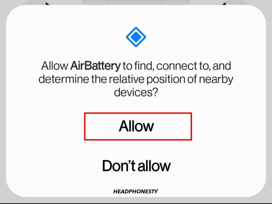 Select 'Allow.'