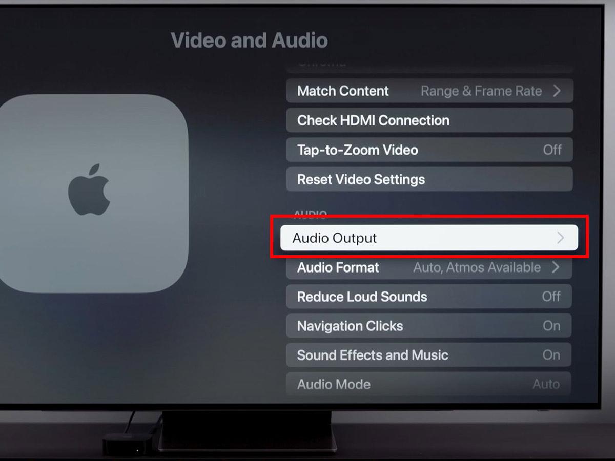 Select 'Audio Output.' (From: Youtube/Digital Trends)