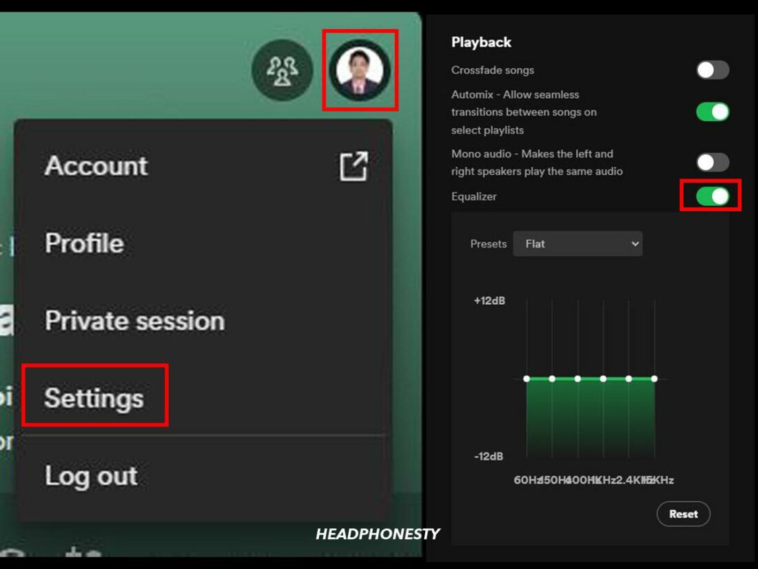 How to access Spotify Equalizer on PC and Mac