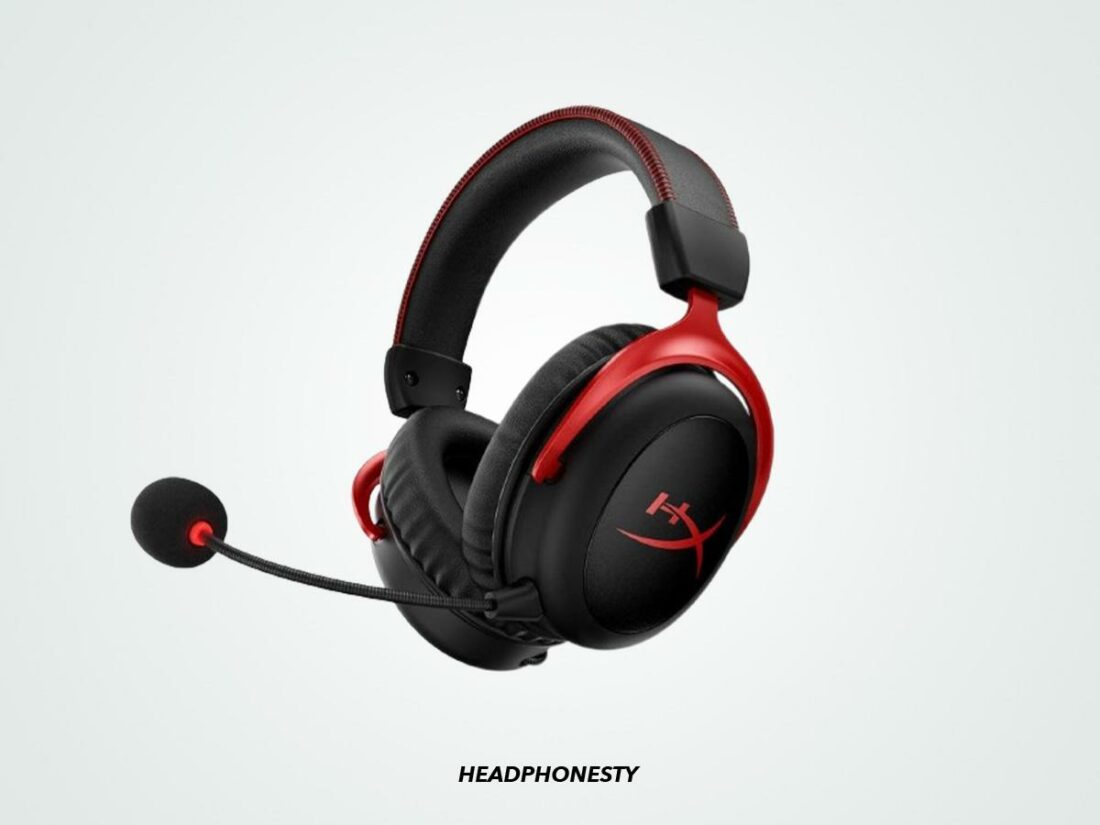 Close look at the HyperX Cloud II Wireless. (From: Amazon)