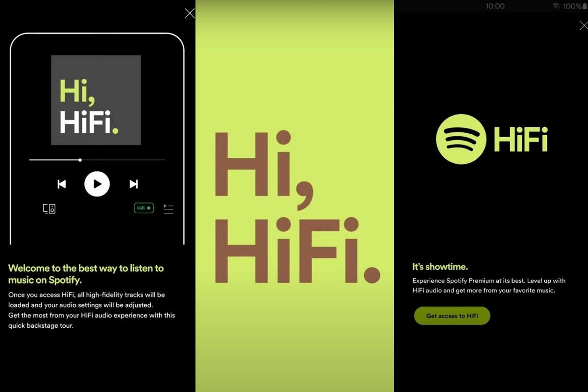 Spotify HiFi Onboarding Preview (From: Youtube/Nick B)