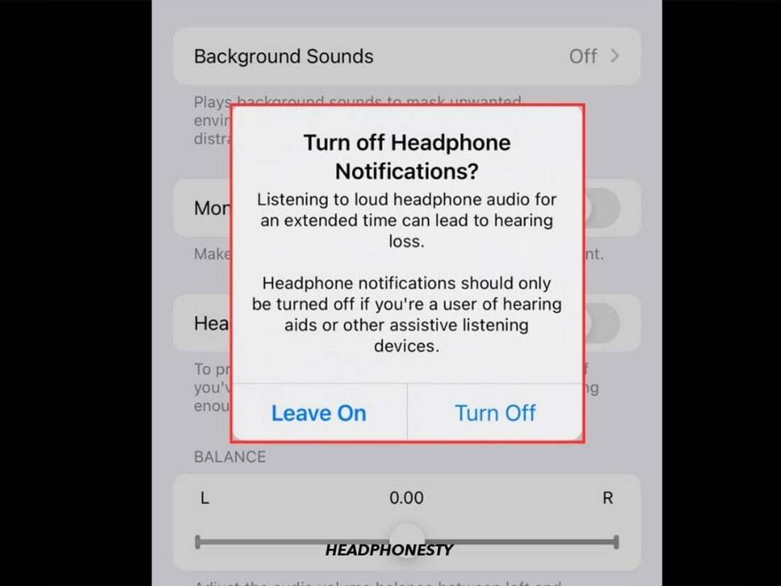 Turning off Headphone Notifications on iPhone could damage your hearing