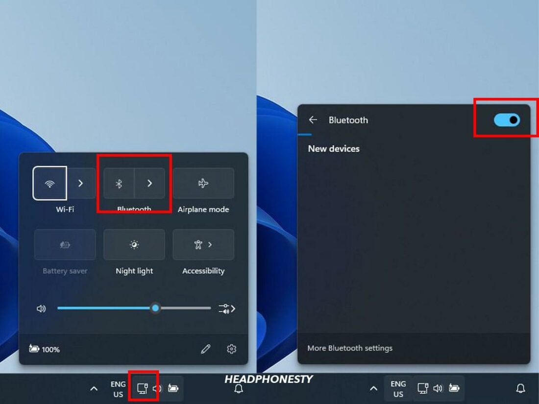 Steps on how to turn on your PC’s Bluetooth.