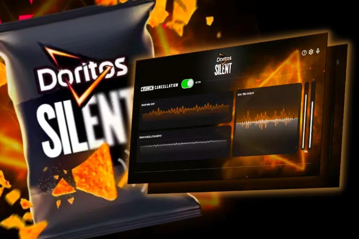 Doritos Silent is an innovative leap in gaming snack technology. (From: Doritos UK)