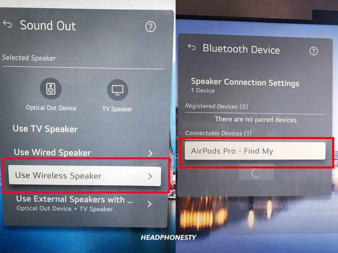Connecting AirPods to TV with the PS4 plugged in