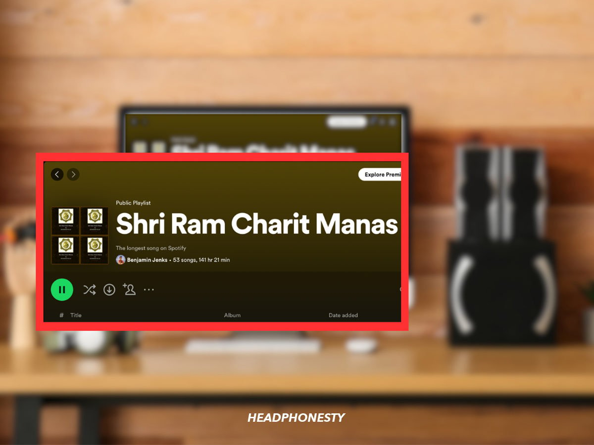 The longest song on Spotify is an Indian poem lasting more than 138 hours