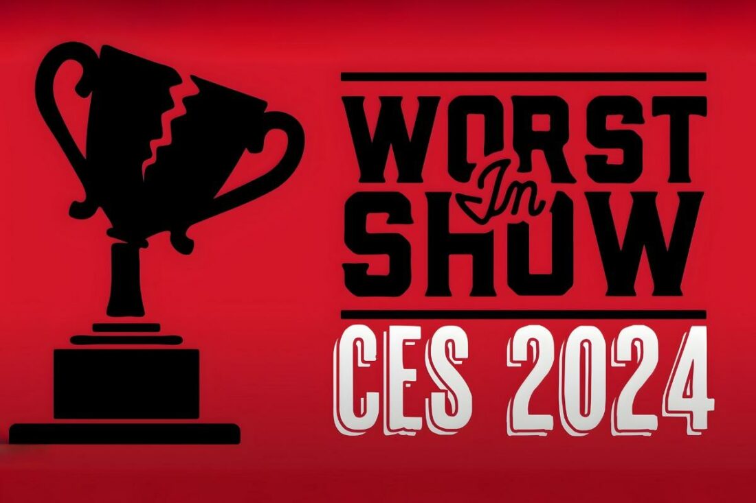 Worst in Show award cover for CES 2024 (From: YouTube/iFixIt)