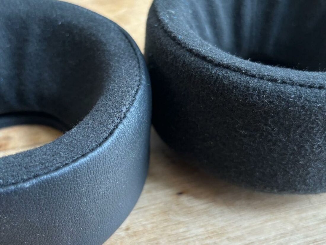 The inexpensive ear pads used in the Budget Build. (From: Trav Wilson)