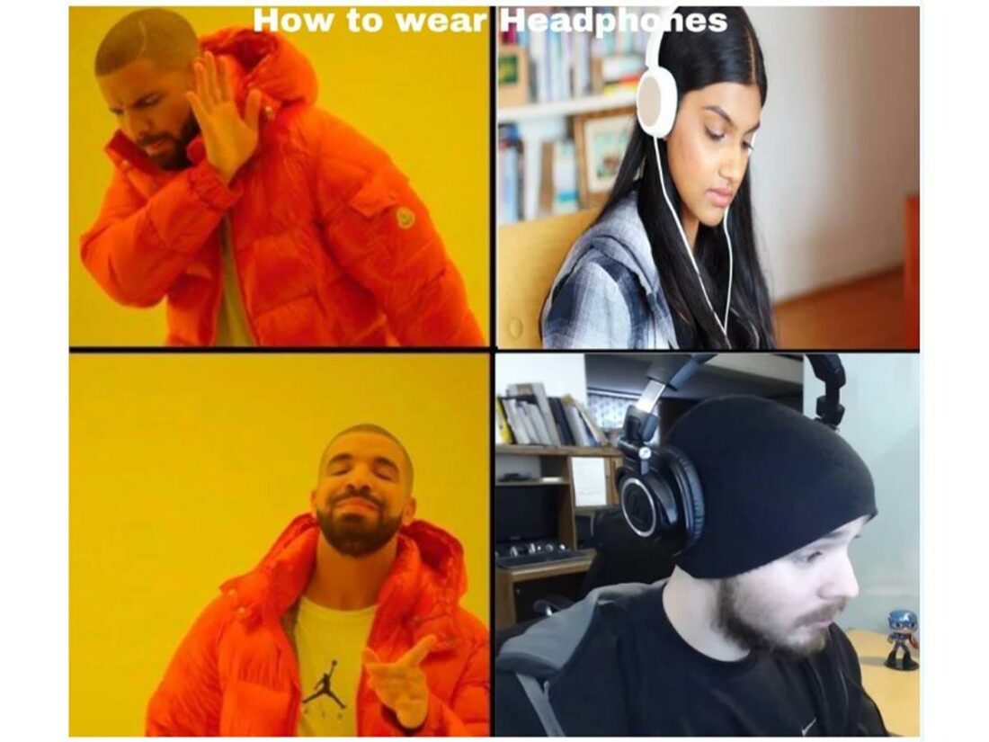 How to wear headphones (From: Reddit)