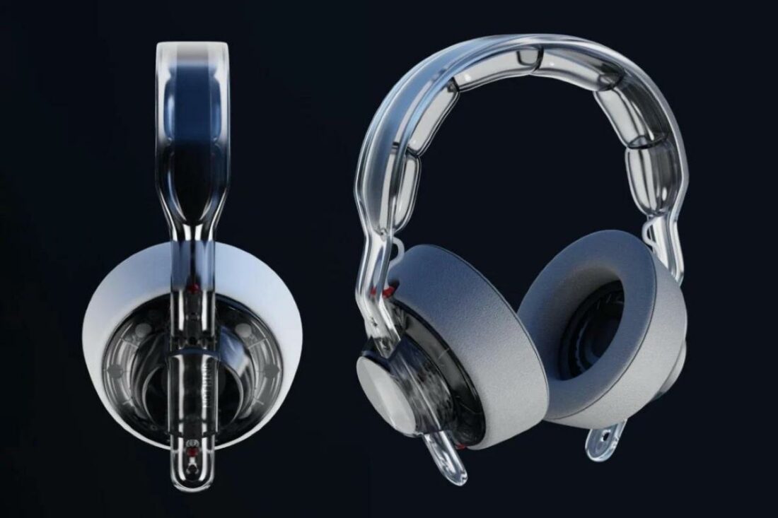 Ma YC's design concept of the Nothing x AIAIAI headphones. (From: Behance)