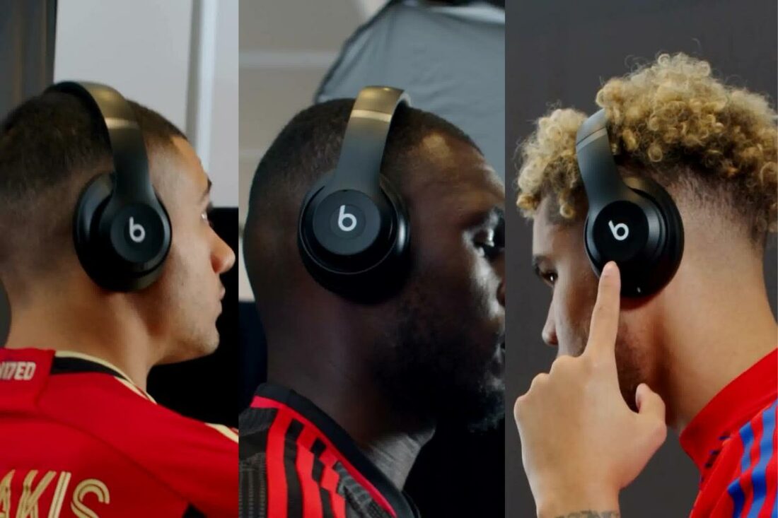 Other MLS players wearing Beats headphones. (From: Beats)