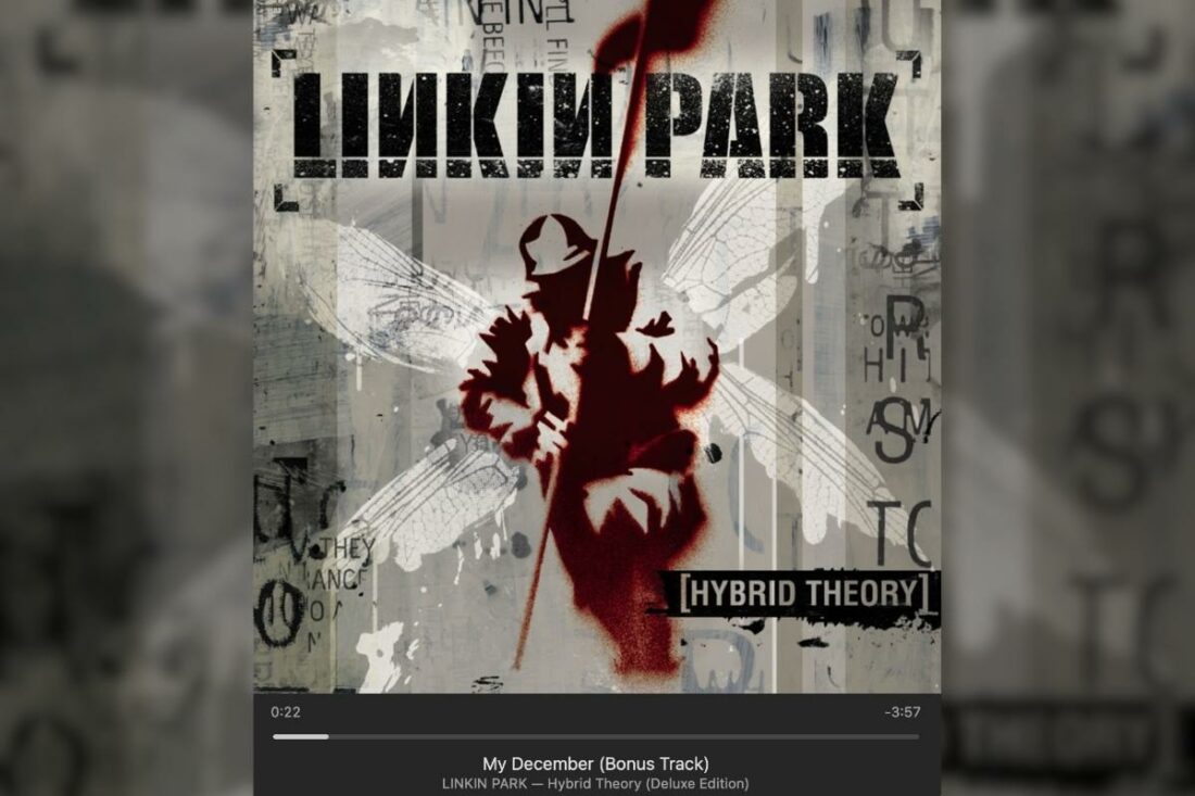 Playing Linkin Park's My December (From: Apple Music)