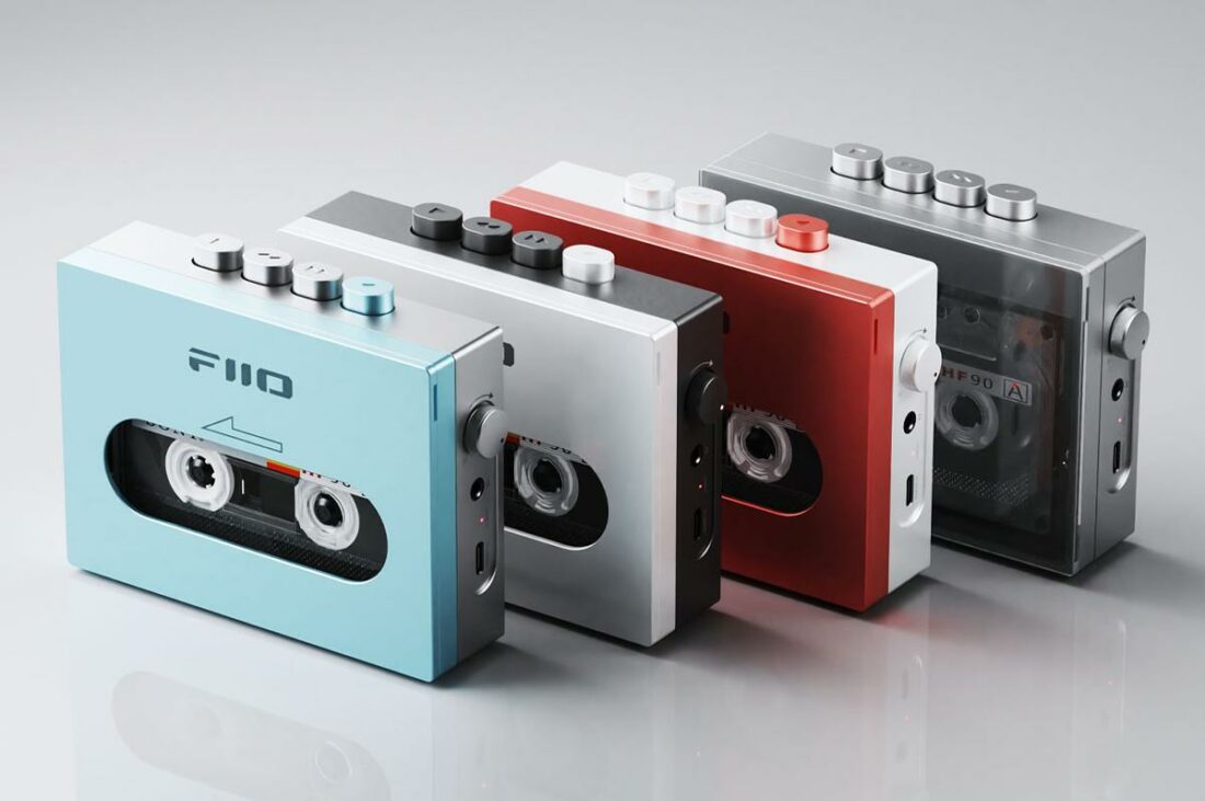 The different colors available for the Fiio CP13. (From: Fiio)