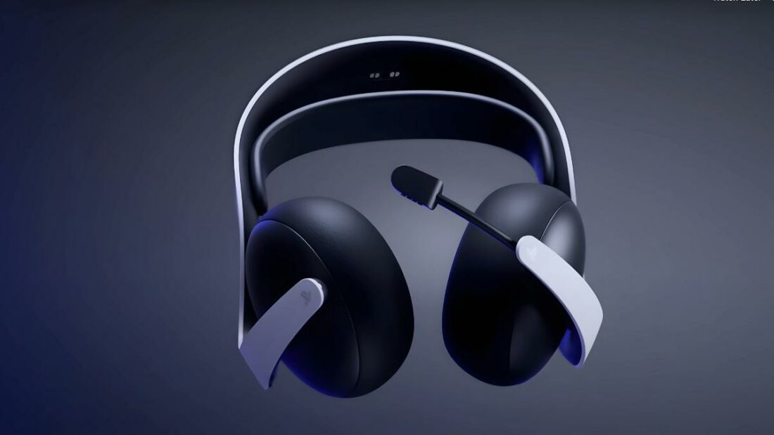 What the Pulse Elite headset mic looks like when expanded. (From: Sony)